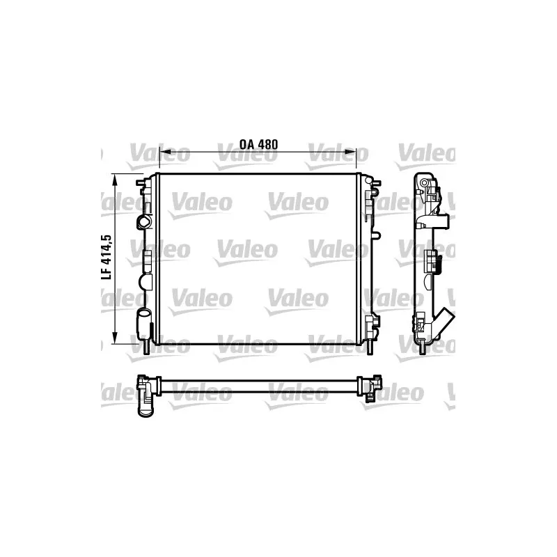 Radiateur, refroidissement du moteur VALEO 732523