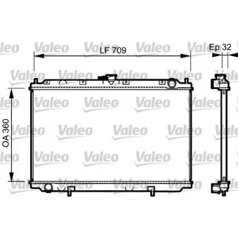 Radiateur, refroidissement du moteur VALEO 732529