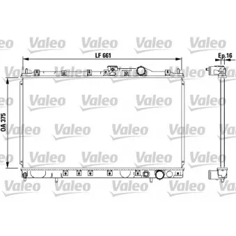 Radiateur, refroidissement du moteur VALEO 732539
