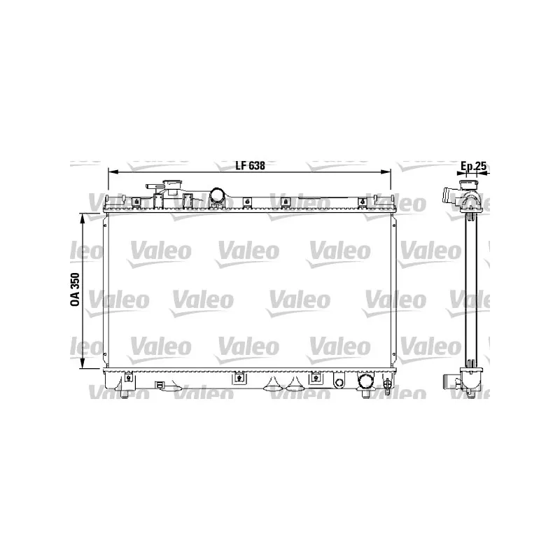 Radiateur, refroidissement du moteur VALEO 732542