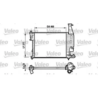 Radiateur, refroidissement du moteur VALEO