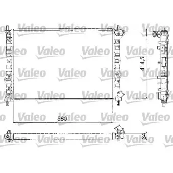 Radiateur, refroidissement du moteur VALEO 732580