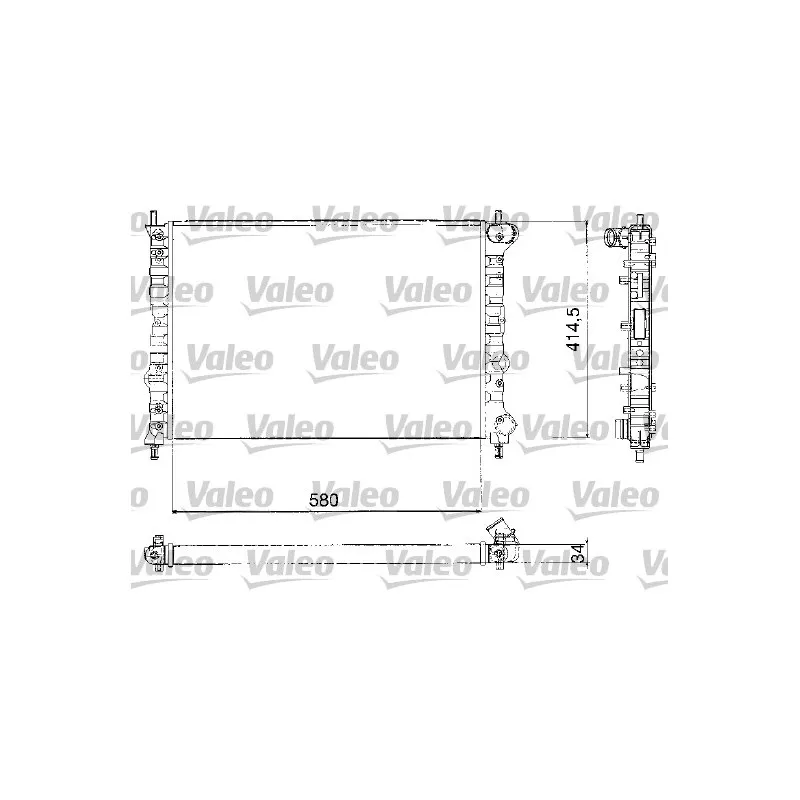 Radiateur, refroidissement du moteur VALEO 732580