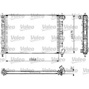 Radiateur, refroidissement du moteur VALEO 732582