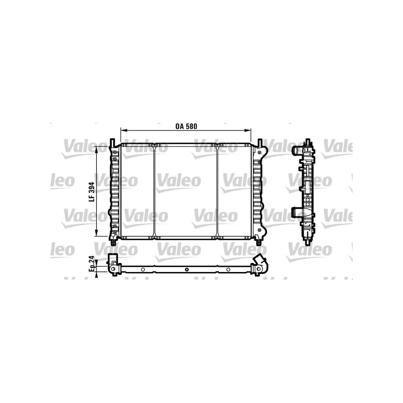 Radiateur, refroidissement du moteur VALEO 732583