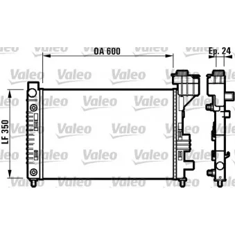 Radiateur, refroidissement du moteur VALEO 732587