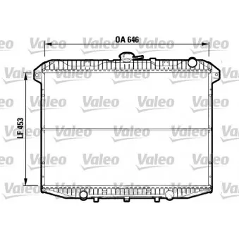 Radiateur, refroidissement du moteur VALEO 732592