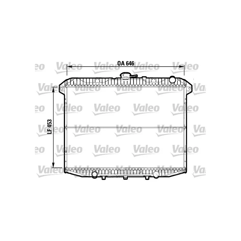 Radiateur, refroidissement du moteur VALEO 732592