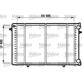 Radiateur, refroidissement du moteur VALEO 732608
