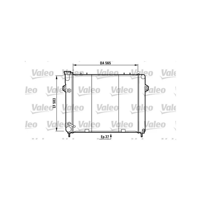 Radiateur, refroidissement du moteur VALEO 732713