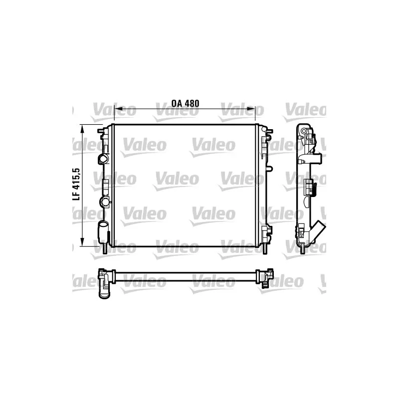 Radiateur, refroidissement du moteur VALEO 732720