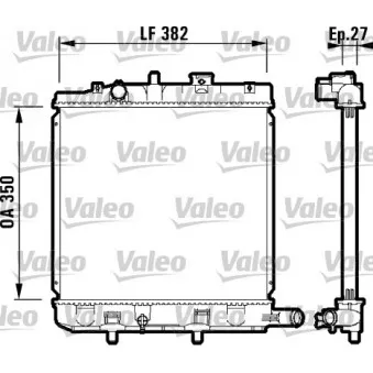 Radiateur, refroidissement du moteur VALEO