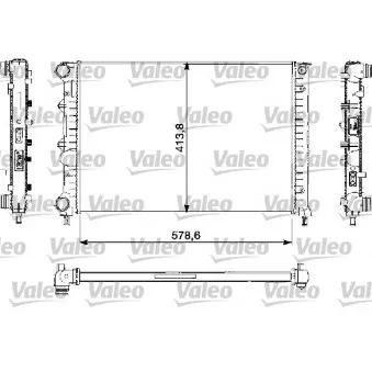 Radiateur, refroidissement du moteur VALEO 732730