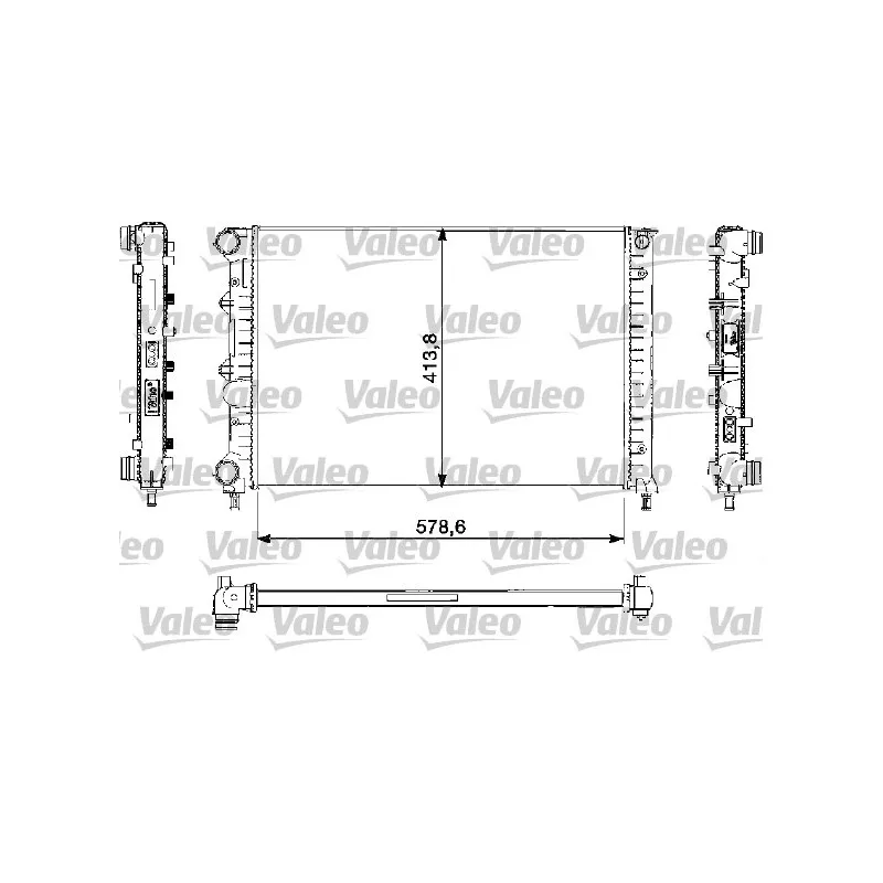 Radiateur, refroidissement du moteur VALEO 732730