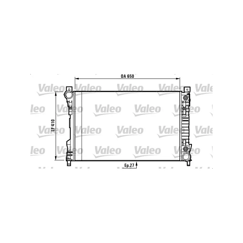 Radiateur, refroidissement du moteur VALEO 732741