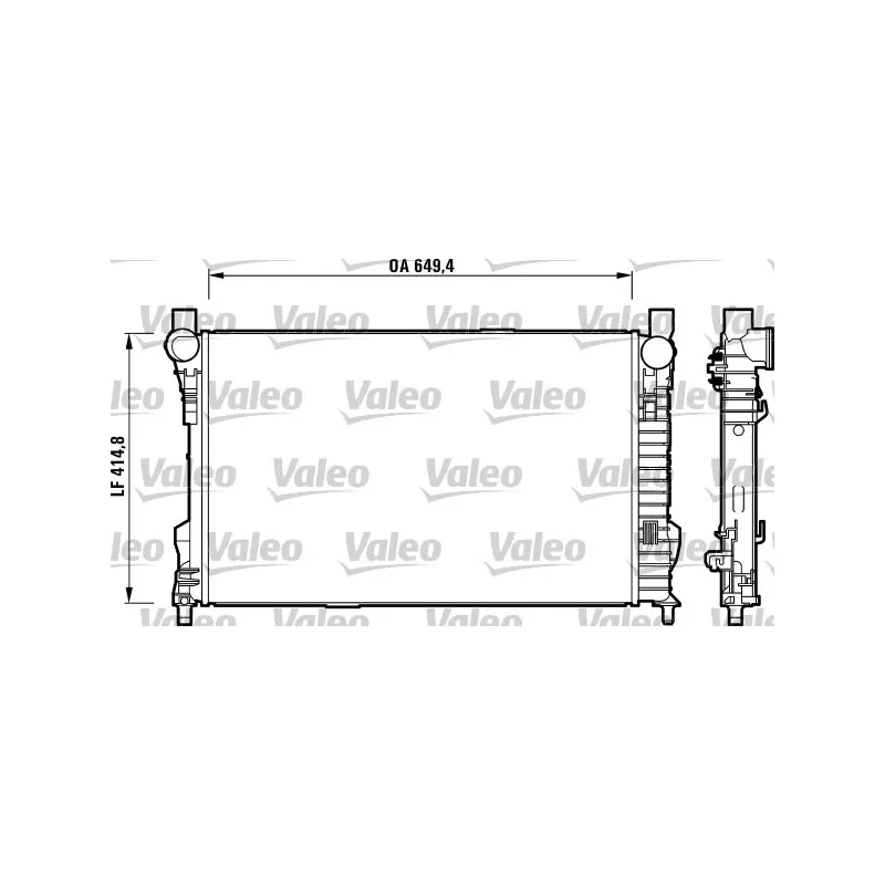 Radiateur, refroidissement du moteur VALEO 732742