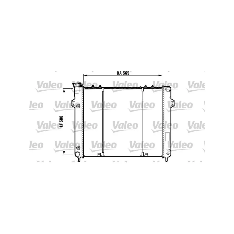 Radiateur, refroidissement du moteur VALEO 732782