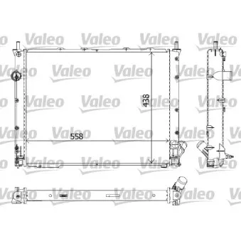 Radiateur, refroidissement du moteur VALEO 732784
