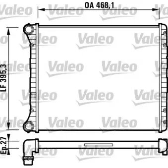 Radiateur, refroidissement du moteur VALEO 732785