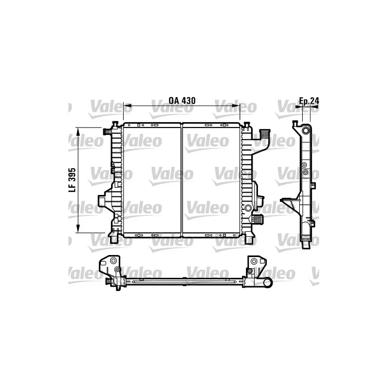 Radiateur, refroidissement du moteur VALEO 732819