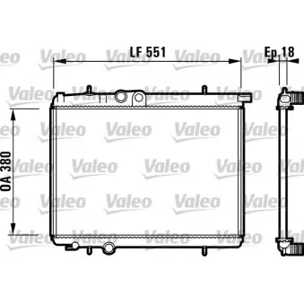 Radiateur, refroidissement du moteur VALEO 732886
