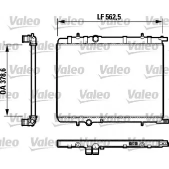 Radiateur, refroidissement du moteur VALEO 732892