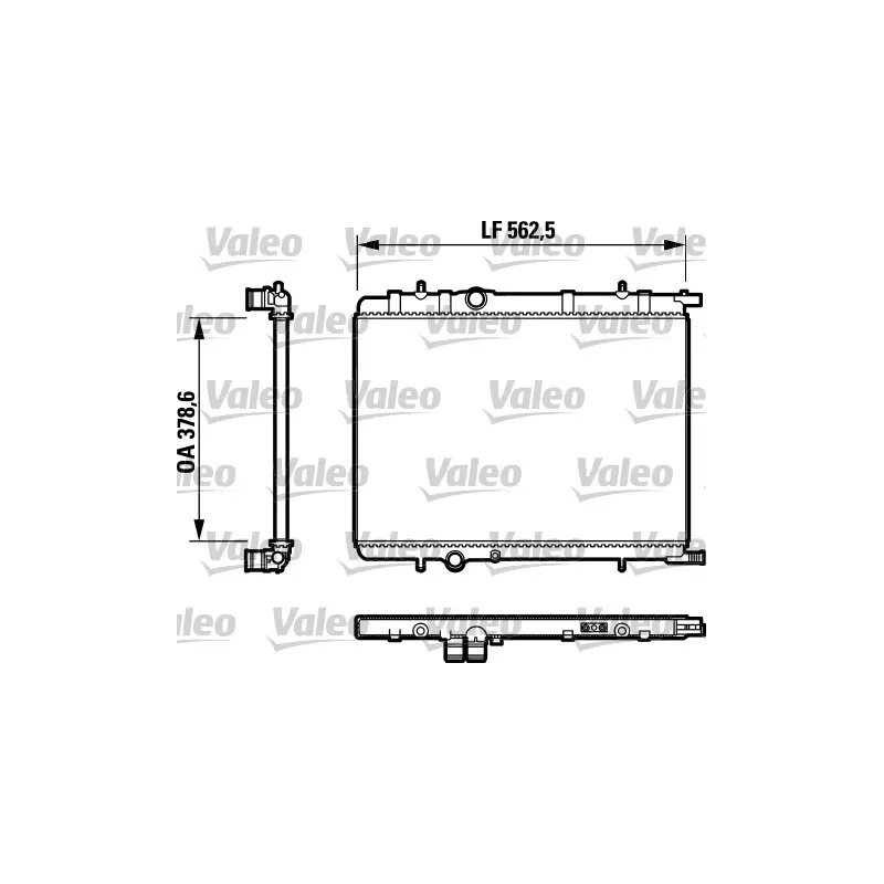 Radiateur, refroidissement du moteur VALEO 732892