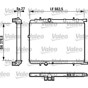 Radiateur, refroidissement du moteur VALEO 732895