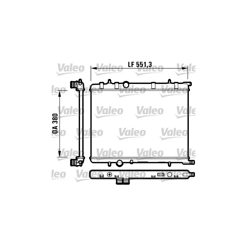 Radiateur, refroidissement du moteur VALEO 732908