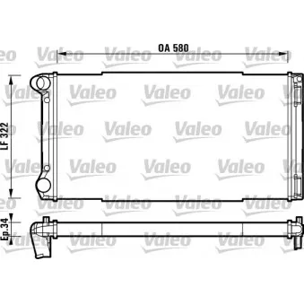 Radiateur, refroidissement du moteur VALEO