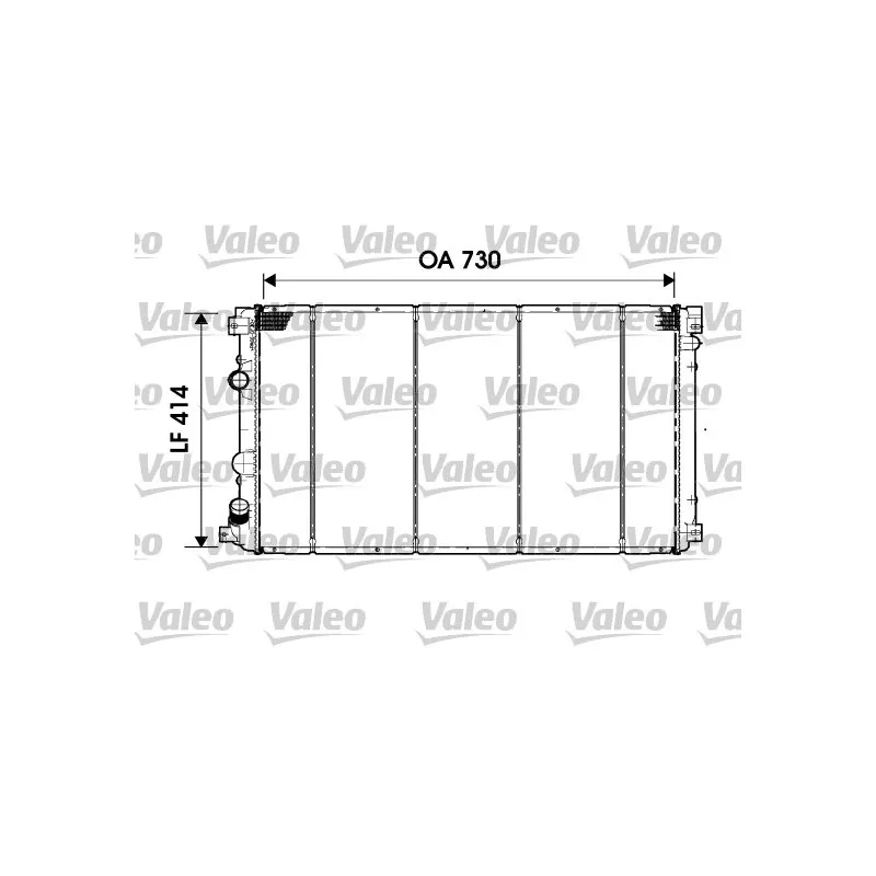 Radiateur, refroidissement du moteur VALEO 732919