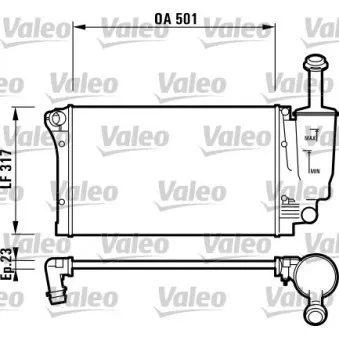 Radiateur, refroidissement du moteur VALEO 732924