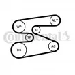 Pompe à eau+Jeu de courroie trapézoïdale à nervures CONTITECH 6PK1698WP1 - Visuel 1