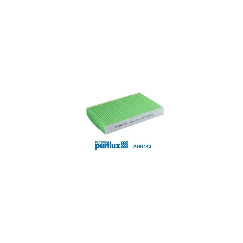 Filtre, air de l'habitacle PURFLUX AHH143