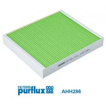 Filtre, air de l'habitacle PURFLUX AHH286