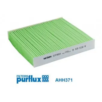Filtre, air de l'habitacle PURFLUX AHH371