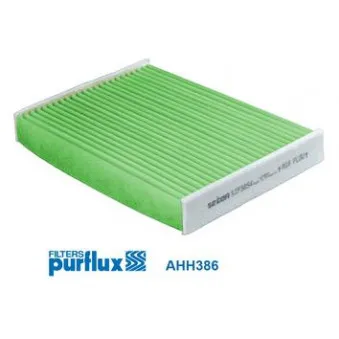 Filtre, air de l'habitacle PURFLUX AHH386