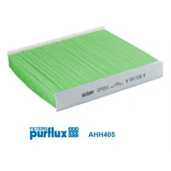 Filtre, air de l'habitacle PURFLUX AHH405