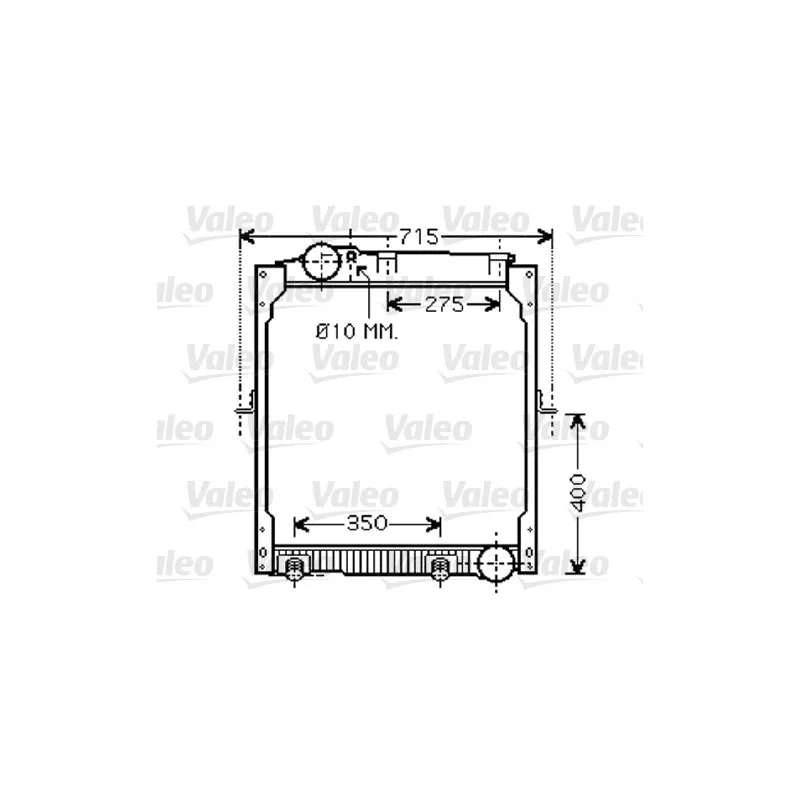 Radiateur, refroidissement du moteur VALEO 733425