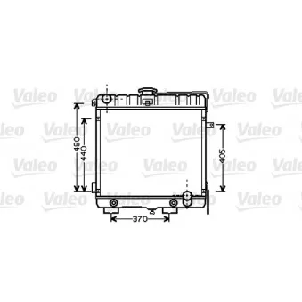 Radiateur, refroidissement du moteur VALEO 733432