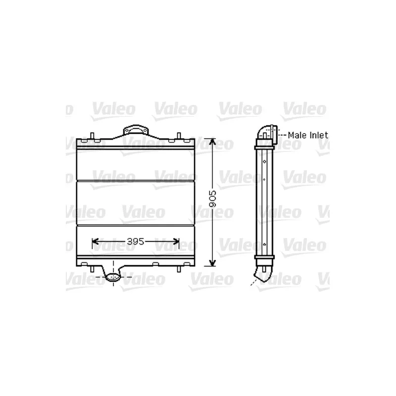 Radiateur, refroidissement du moteur VALEO 733448