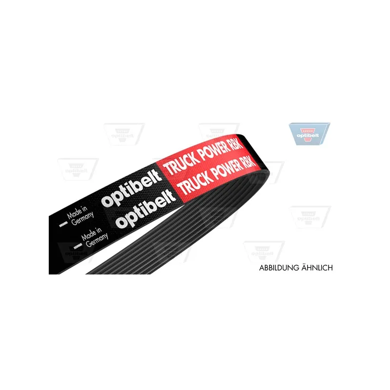 Courroie trapézoïdale à nervures OPTIBELT 10 PK 1460 TM