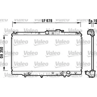 Radiateur, refroidissement du moteur VALEO 734109