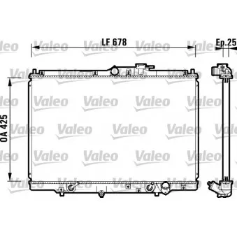 Radiateur, refroidissement du moteur VALEO 734112