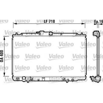 Radiateur, refroidissement du moteur VALEO 734113
