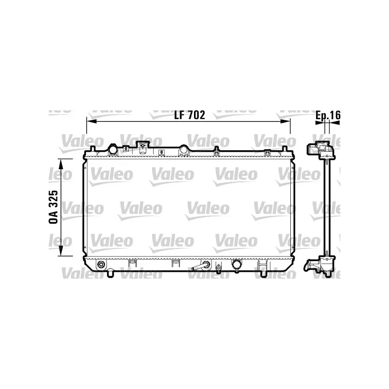 Radiateur, refroidissement du moteur VALEO 734124