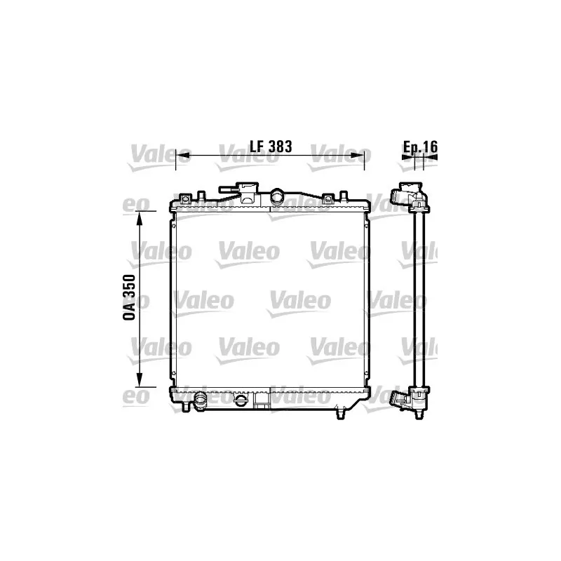 Radiateur, refroidissement du moteur VALEO 734157