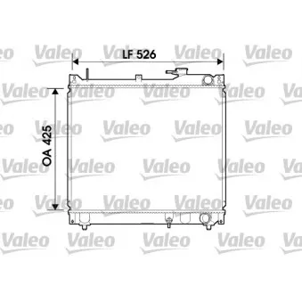 Radiateur, refroidissement du moteur VALEO 734162