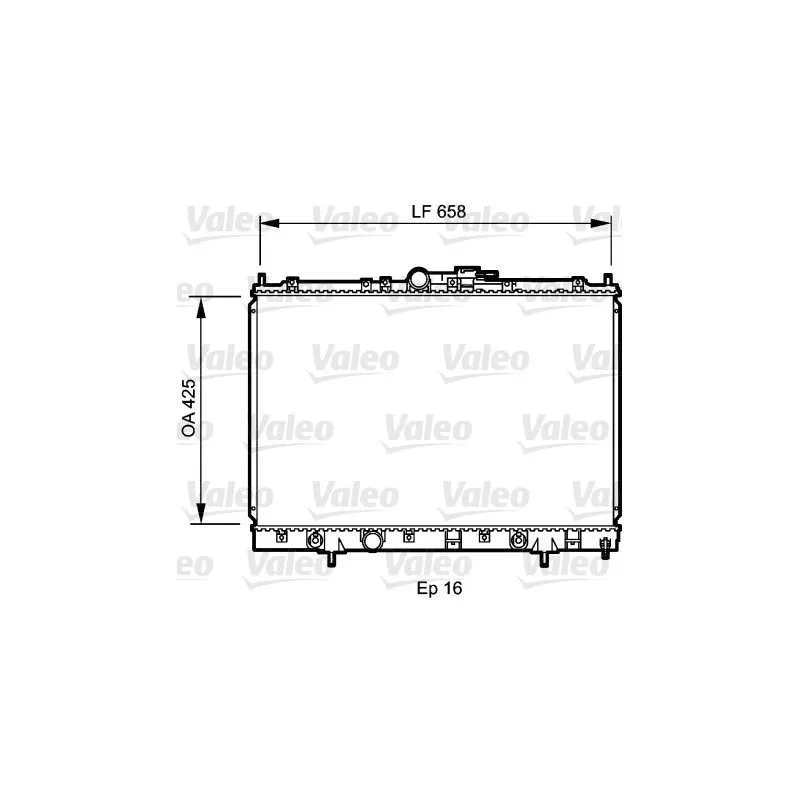Radiateur, refroidissement du moteur VALEO 734197