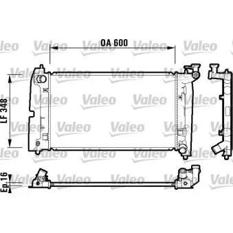 Radiateur, refroidissement du moteur VALEO